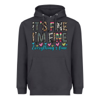 Smoke it s fine i m fine everything s fine Heavyweight Hoodie - Zillion Design Studio