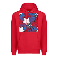 Red Glitter 4th Of July Seamless Pattern Premium Hoodie - BundleAndBundleShop