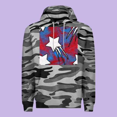 Glitter 4th Of July Seamless Pattern Premium Hoodie Designed By Bundleandbundleshop