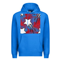 True Royal Glitter 4th Of July Seamless Pattern Premium Hoodie - BundleAndBundleShop