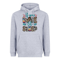 Heather Grey if you love me let me sleep Heavyweight Hoodie - Zillion Design Studio