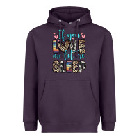 Plum if you love me let me sleep Heavyweight Hoodie - Zillion Design Studio