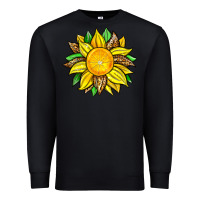 Black lemon sunflower Premium Sweatshirt - Zillion Design Studio