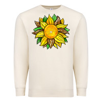 Sandshell lemon sunflower Premium Sweatshirt - Zillion Design Studio