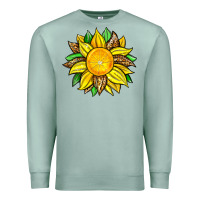 Seafoam lemon sunflower Premium Sweatshirt - Zillion Design Studio