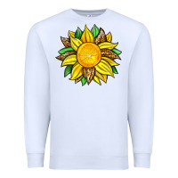 White lemon sunflower Premium Sweatshirt - Zillion Design Studio
