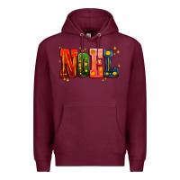 Burgundy noel Premium Hoodie - AdoDesignShop