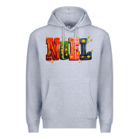 Heather Grey noel Premium Hoodie - AdoDesignShop