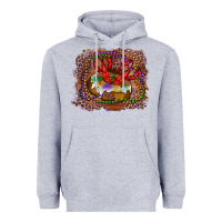 Heather Grey Mardi gras king cake crawfish Heavyweight Hoodie - RanaPortraitStore