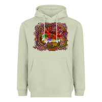 Matcha Mardi gras king cake crawfish Heavyweight Hoodie - RanaPortraitStore