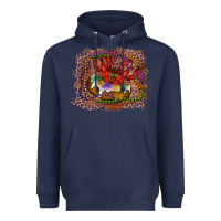 Navy Mardi gras king cake crawfish Heavyweight Hoodie - RanaPortraitStore