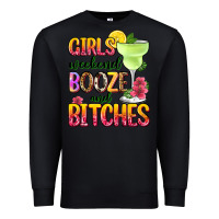 Black girls weekend booze and bitches Premium Sweatshirt - Zillion Design Studio