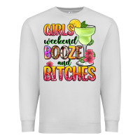 Dove Grey girls weekend booze and bitches Premium Sweatshirt - Zillion Design Studio
