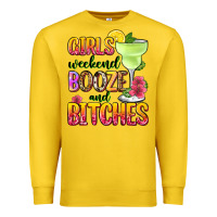 Lemon girls weekend booze and bitches Premium Sweatshirt - Zillion Design Studio
