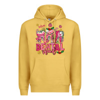 Antique Gold pink christmas teeth dental squad Premium Hoodie - AdoDesignShop