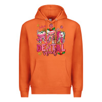 Carrot pink christmas teeth dental squad Premium Hoodie - AdoDesignShop
