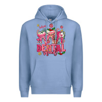 Colony Blue pink christmas teeth dental squad Premium Hoodie - AdoDesignShop