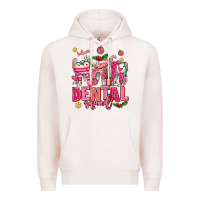 Pale Pink pink christmas teeth dental squad Premium Hoodie - AdoDesignShop