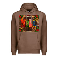 Chestnut noel mistletoe Christmas Premium Hoodie - AdoDesignShop