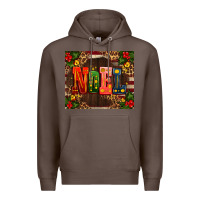 Coffee noel mistletoe Christmas Premium Hoodie - AdoDesignShop