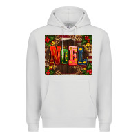Dove Grey noel mistletoe Christmas Premium Hoodie - AdoDesignShop