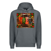 Rock noel mistletoe Christmas Premium Hoodie - AdoDesignShop