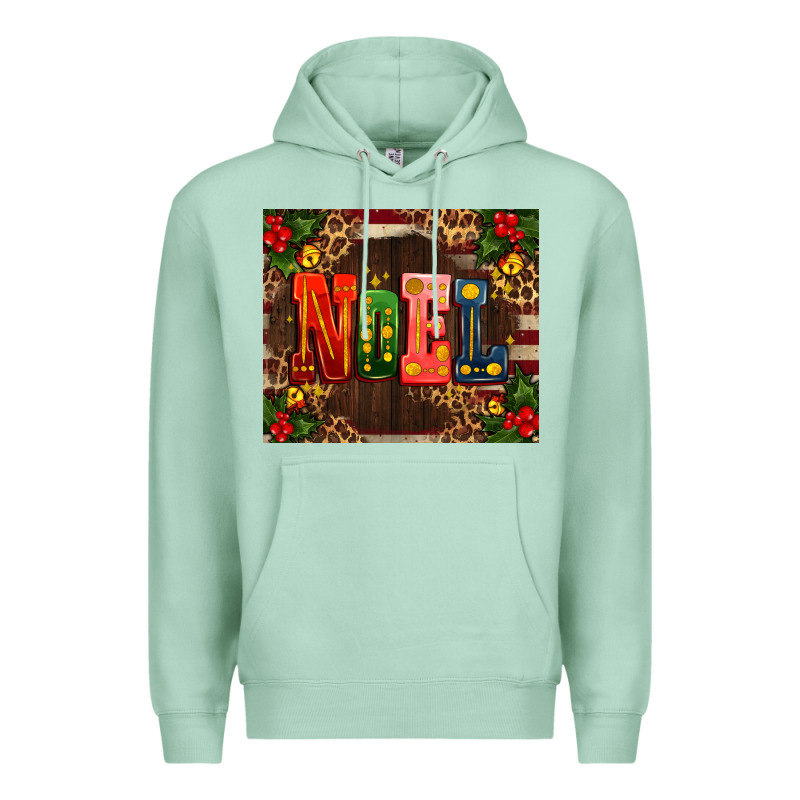 Noel Mistletoe Christmas Premium Hoodie by AdoDesignShop | Teevron