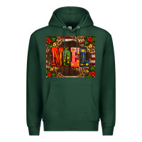 Sports Green noel mistletoe Christmas Premium Hoodie - AdoDesignShop