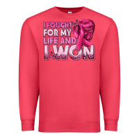 Cardinal I Fought For My Life and I Won Breast Cancer Premium Sweatshirt - texasbilliewilder