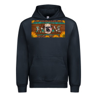 Navy western heifer mom with sunflowers and turquoise license plate Urban Hoodie - Artiststas