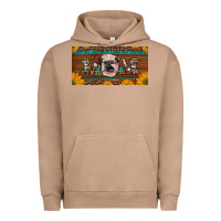 Pigment Burro western heifer mom with sunflowers and turquoise license plate Urban Hoodie - Artiststas
