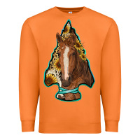 Carrot arrowhead horse Premium Sweatshirt - RanaPortraitStore