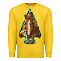 Lemon arrowhead horse Premium Sweatshirt - RanaPortraitStore