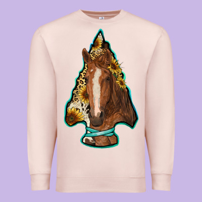 Arrowhead Horse Premium Sweatshirt Designed By Ranaportraitstore