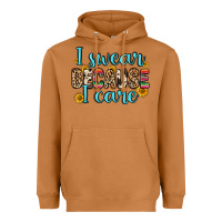 Meerkat i swear because i care Heavyweight Hoodie - Zillion Design Studio