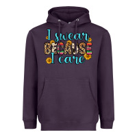Plum i swear because i care Heavyweight Hoodie - Zillion Design Studio