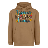 Toasted Coconut i swear because i care Heavyweight Hoodie - Zillion Design Studio