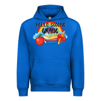 Cobalt back to school hello second grade 3200x2400 Urban Hoodie - AdoDesignShop