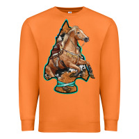 Carrot arrowhead horse, Premium Sweatshirt - RanaPortraitStore