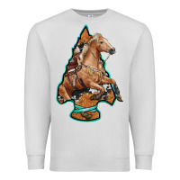 Dove Grey arrowhead horse, Premium Sweatshirt - RanaPortraitStore