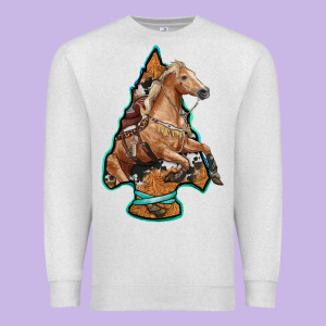 Arrowhead Horse, Premium Sweatshirt Designed By Ranaportraitstore