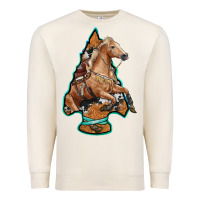 Sandshell arrowhead horse, Premium Sweatshirt - RanaPortraitStore