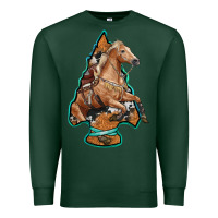 Sports Green arrowhead horse, Premium Sweatshirt - RanaPortraitStore