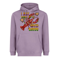 Lavender mardi gras i just want to be loved bayou crawfish Heavyweight Hoodie - RanaPortraitStore