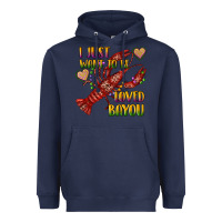 Navy mardi gras i just want to be loved bayou crawfish Heavyweight Hoodie - RanaPortraitStore