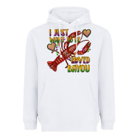 White mardi gras i just want to be loved bayou crawfish Heavyweight Hoodie - RanaPortraitStore