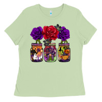 Matcha halloween jars rose Ladies Tee - BarkalooDesign