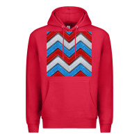 Cardinal Glitter 4th of July Seamless Pattern Premium Hoodie - BundleAndBundleShop