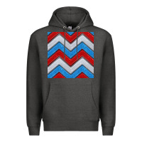 Charcoal Heather Glitter 4th of July Seamless Pattern Premium Hoodie - BundleAndBundleShop