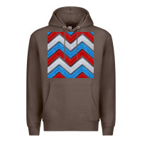 Coffee Glitter 4th of July Seamless Pattern Premium Hoodie - BundleAndBundleShop